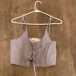 Balance Gray Tank/Crop Top